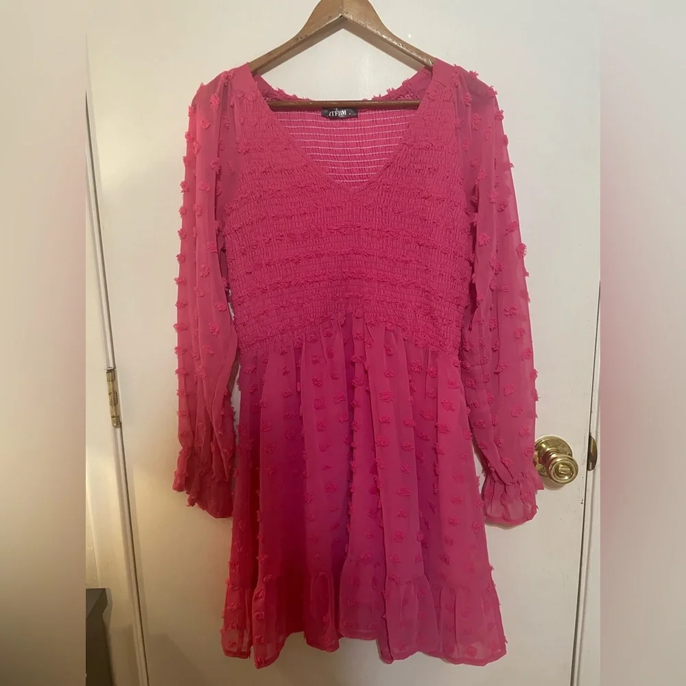 Size M BTFBM pink dress. Love it but felt it was a little young for me. - Picture 2 of 5